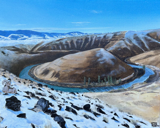 Yakima River Canyon Matte Print